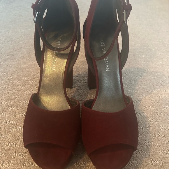 Stuart Weitzman Burgundy Heels - Picture 3 of 4
